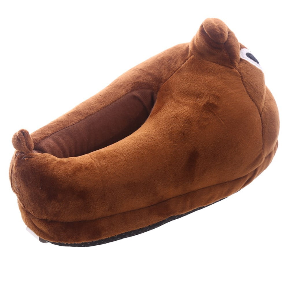 Pantoufles Emoji Poop