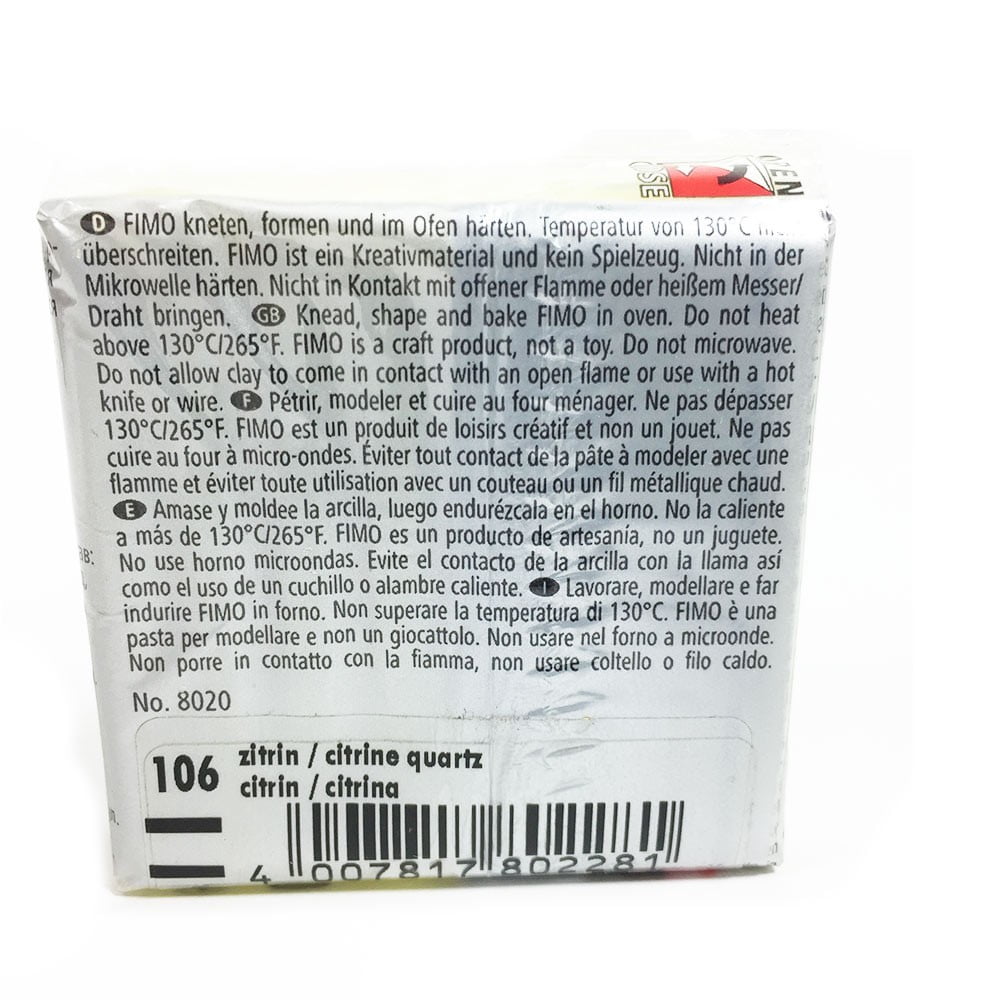 Pâte Fimo effect citron