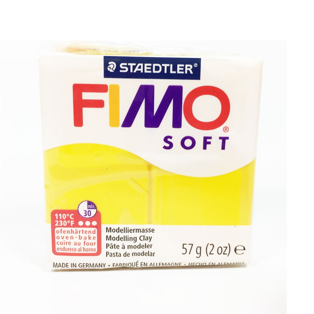 Pâte Fimo soft jaune soleil