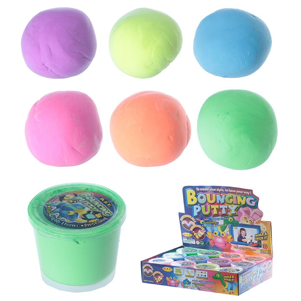 Pâte à Modeler Magique Magic Dough - Rebondissante, Arôme Fruits, Boîte 70g