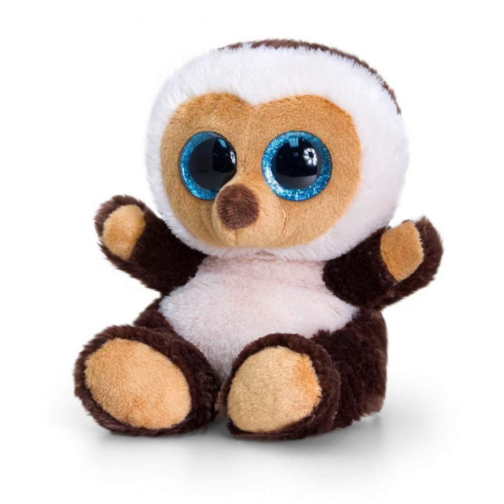 KEELTOYS Peluche Animotsu Pigro - 15 Cm, Colore Rosa - Morbido Peluche Fatto A Mano, Lavabile, Per Bambini E Collezionisti