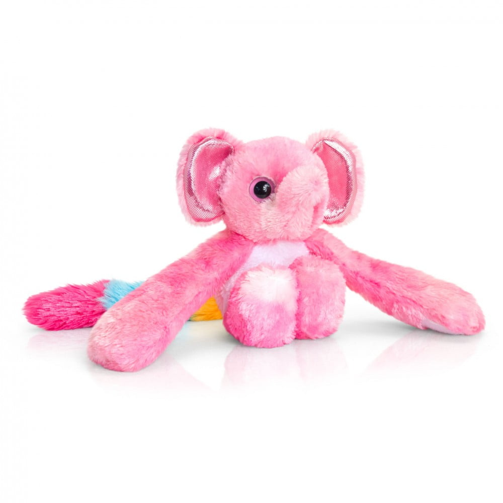 Peluche aux longs bras Elephant Rose