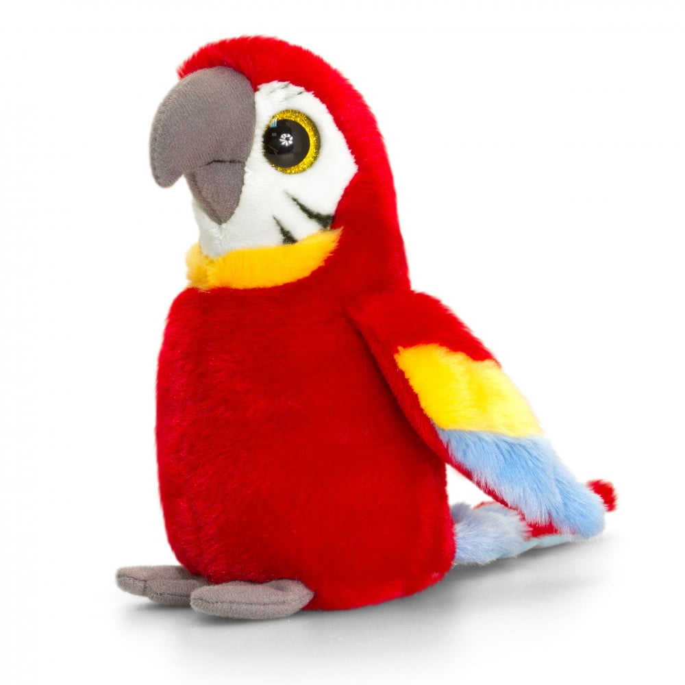 Peluche Wild 20 cm Perroquet rouge