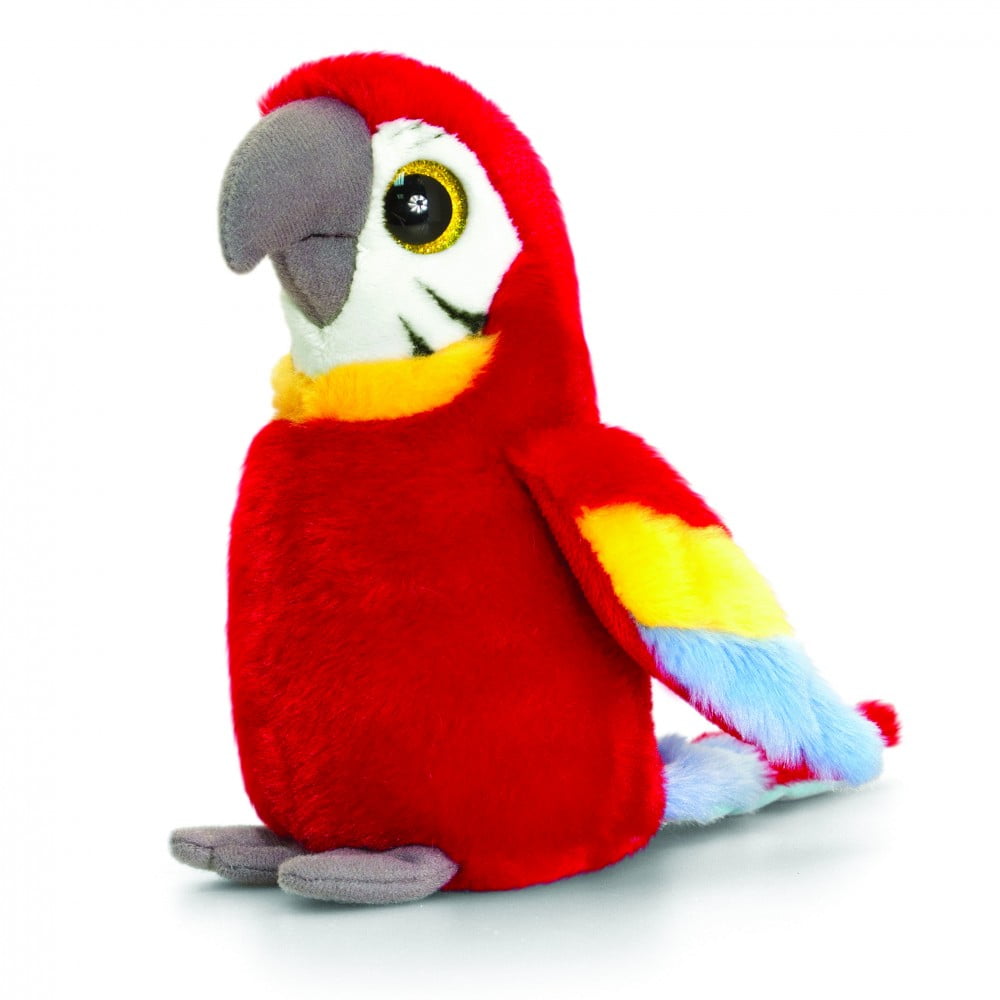 Peluche Wild 25 cm Perroquet rouge