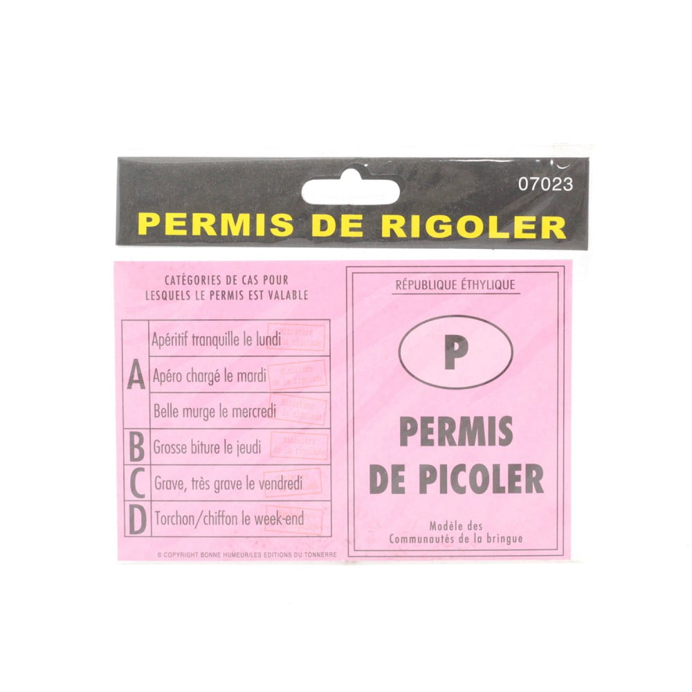 Permis de picoler