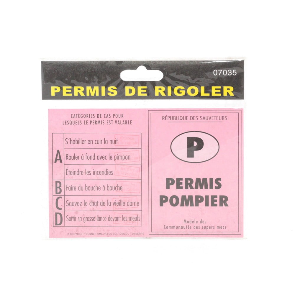 Permis pompier