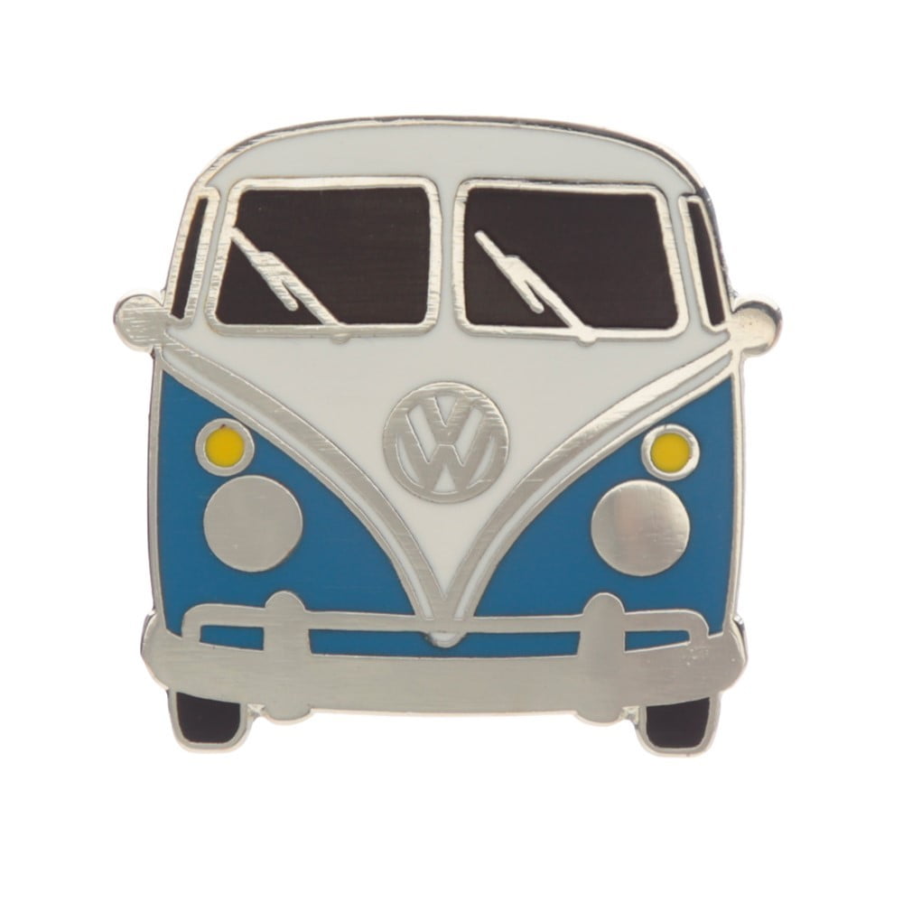 Pin badge VW Combi bleu