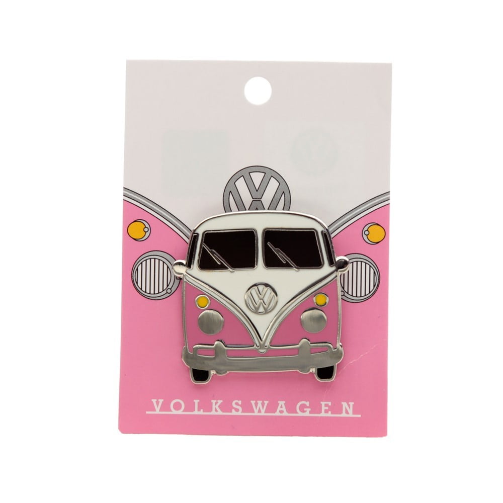 Pin badge VW Combi rose