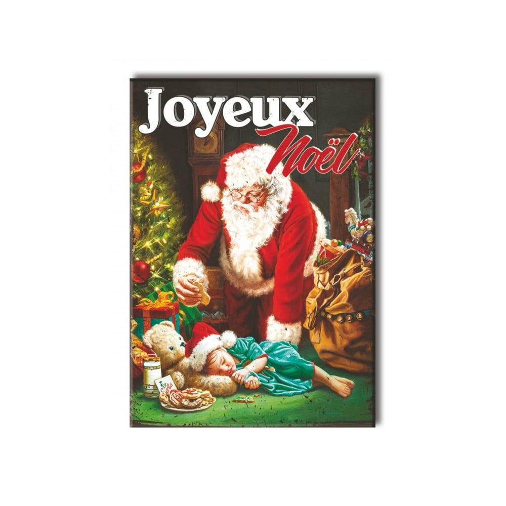 Plaque carton vintage Noël 1