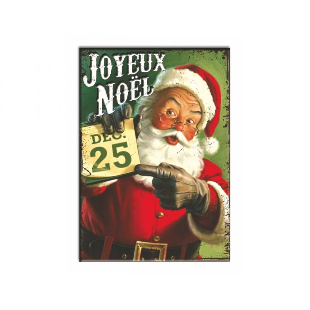 Plaque carton vintage Noël