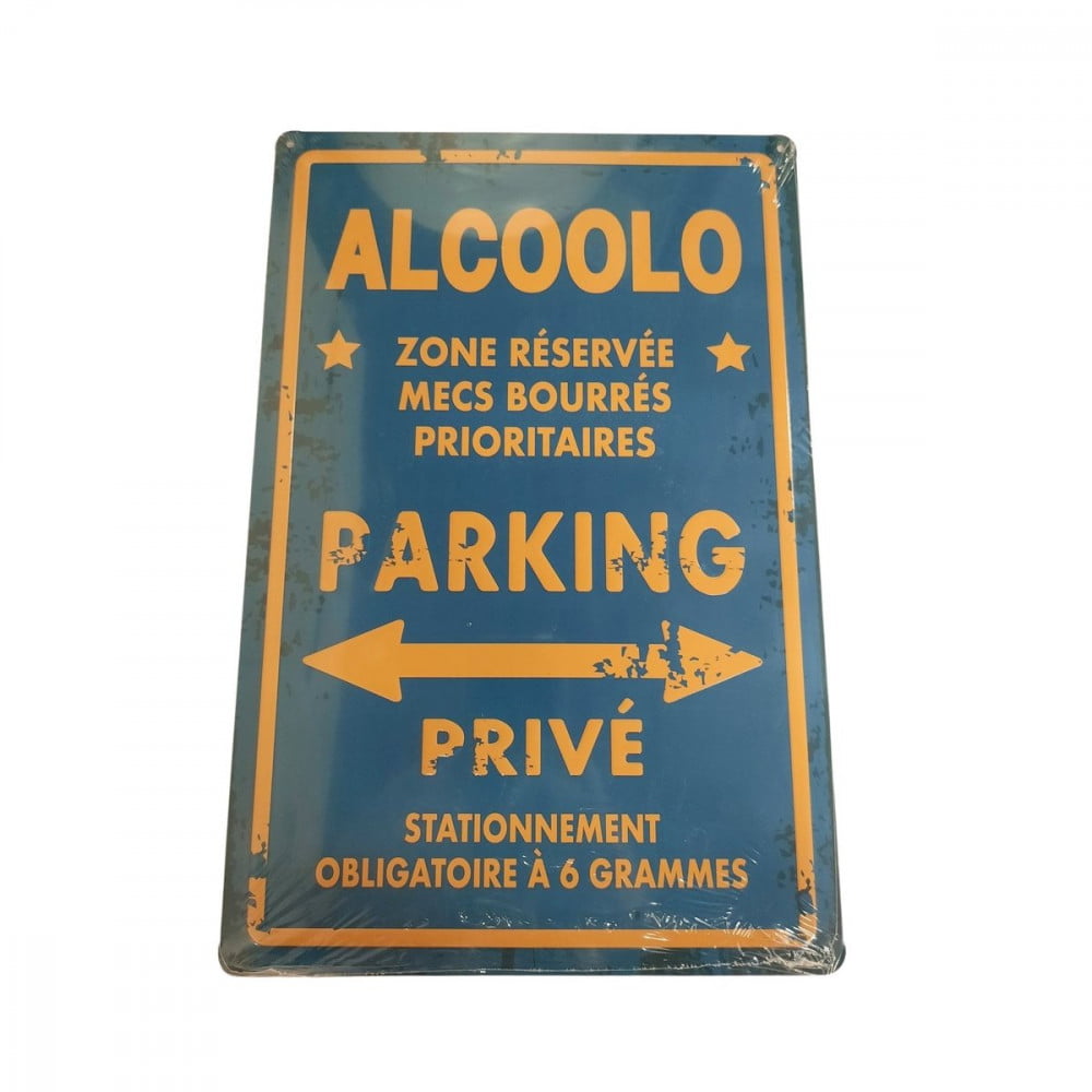 Plaque de porte Alcoolo