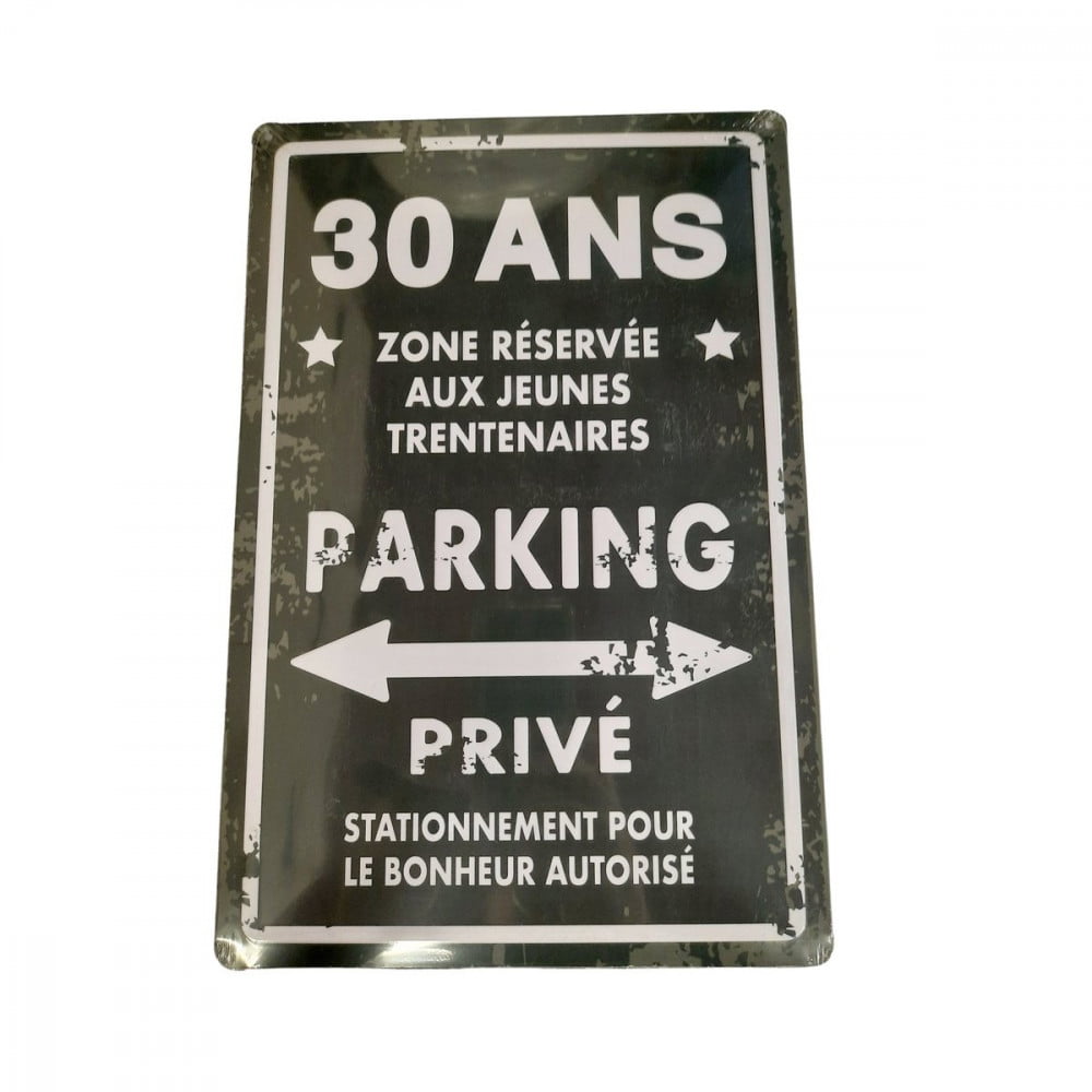 Plaque de porte anniversaire 30 ans