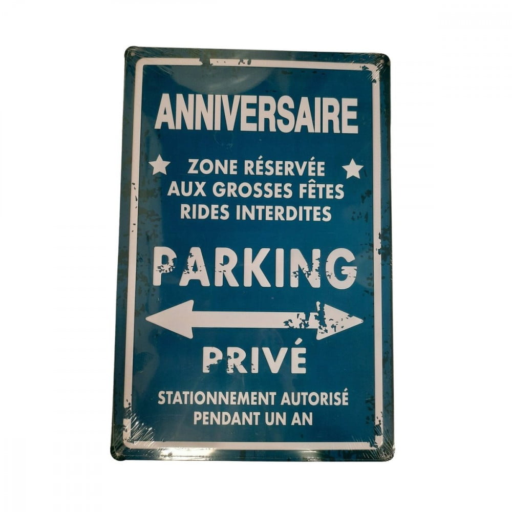 Plaque de porte anniversaire