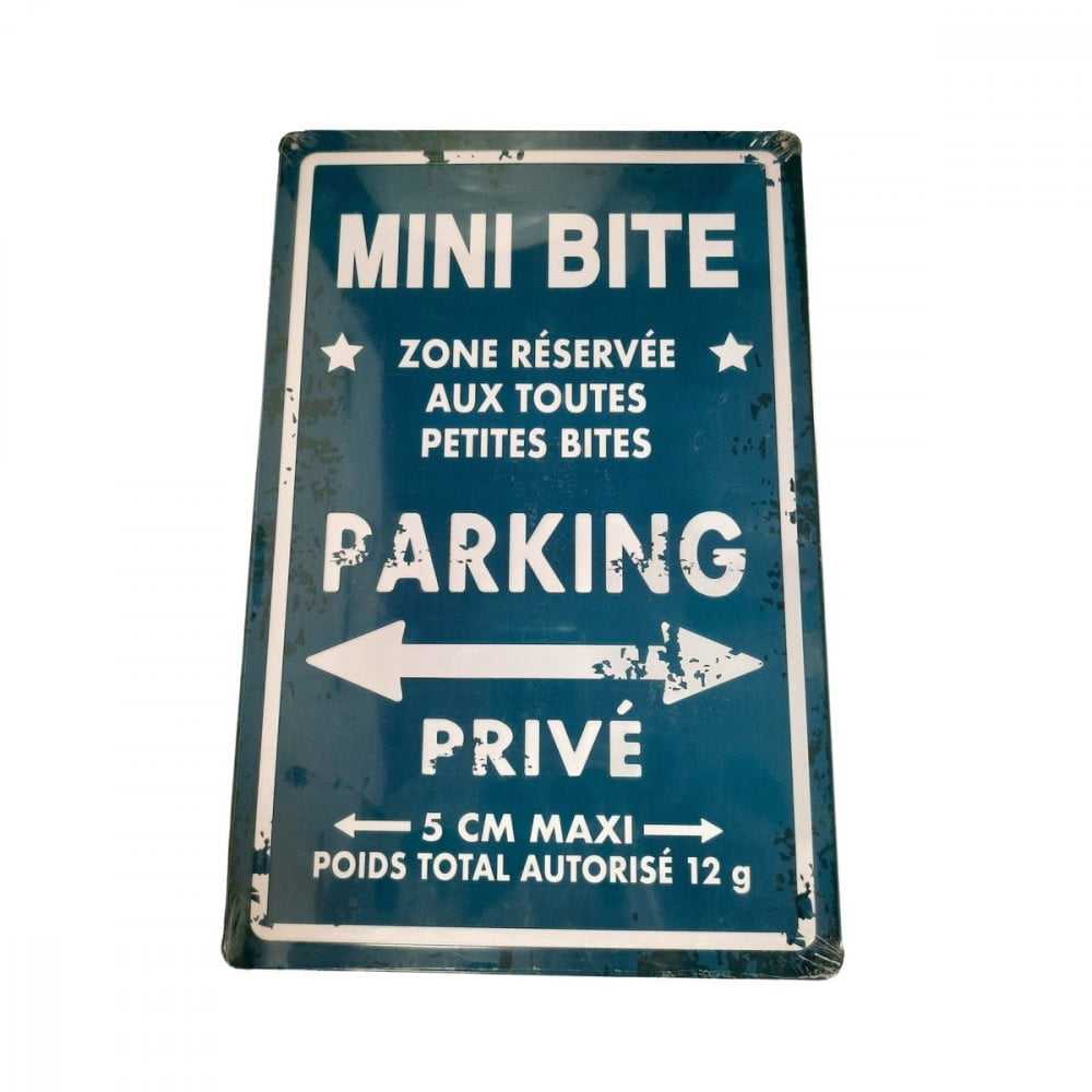 Plaque de parking Mini bite
