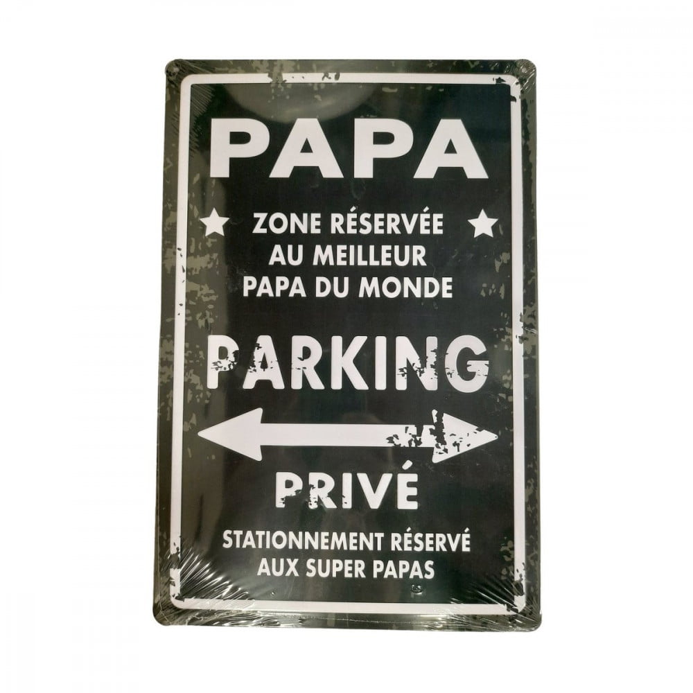 Plaque de porte Papa