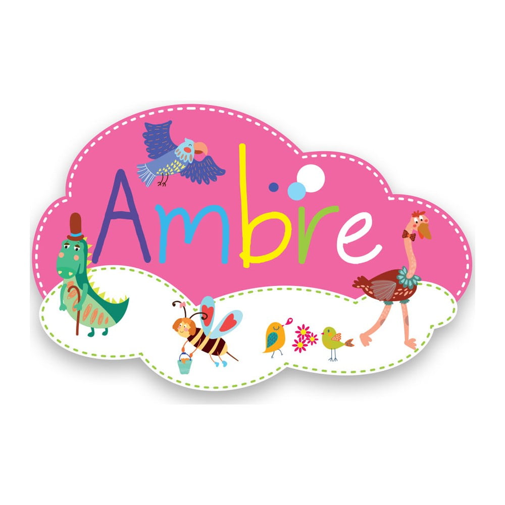 Plaque de Porte Attrape Rêves Personnalisée. Plaque Chambre Enfant. Plaque  Bois Personnalisable avec Prénom. Décoration Chambre Enfant Rêves Originale