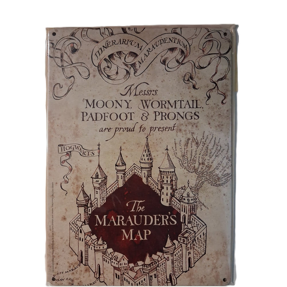 Plaque de porte Harry Potter – Marauder's Map