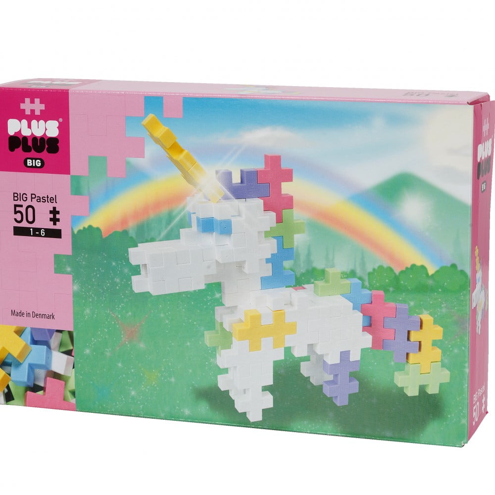 Puzzle Plus-Plus BIG Pastel Licorne 50 Grosses pièces