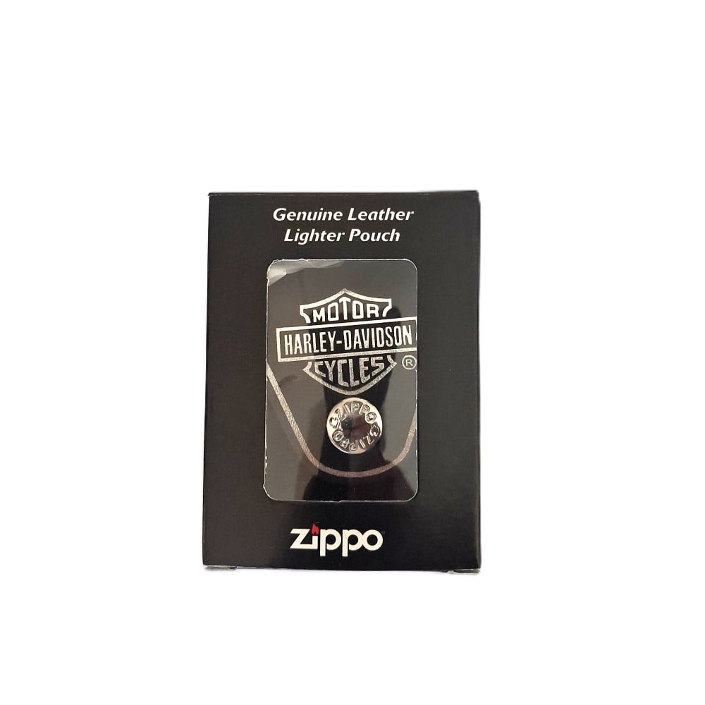 Étui Zippo Harley-Davidson® en cuir véritable
