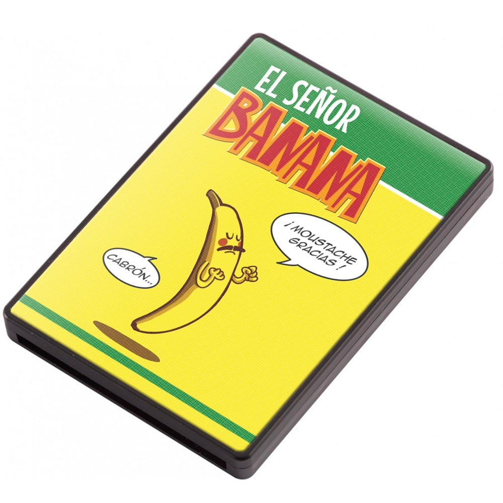 Porte carte magnétique 2 cartes Banana