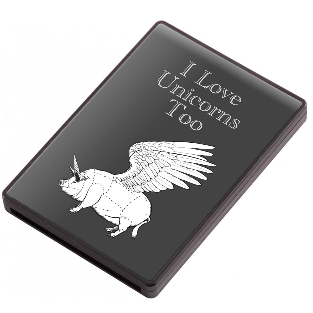 Porte carte magnétique 2 cartes I love Unicorns too