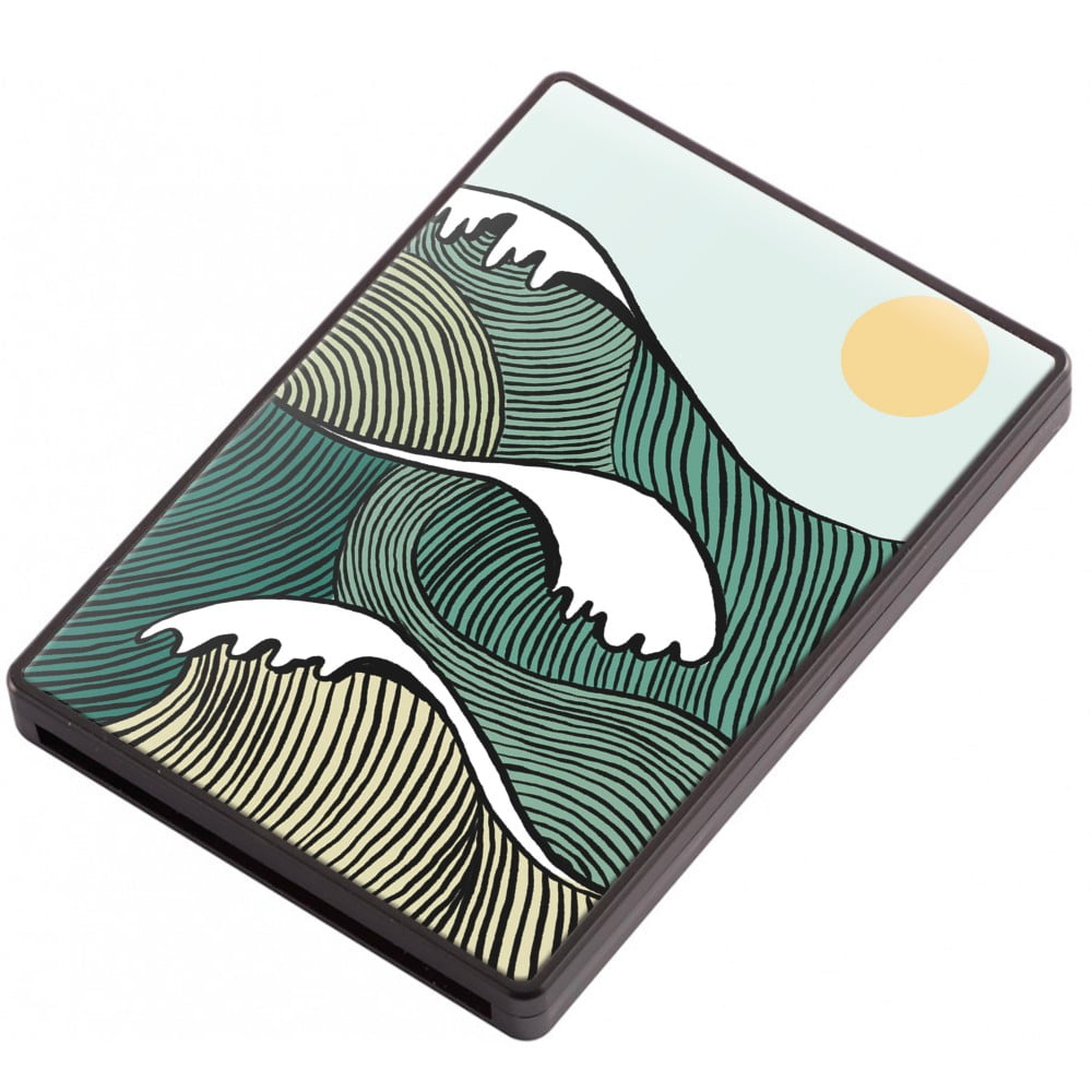 Porte carte magnétique 2 cartes Mer