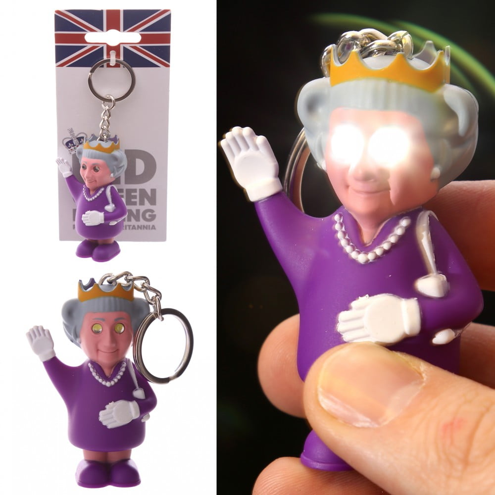 Porte clé La reine d'Angleterre Par Ted Smith