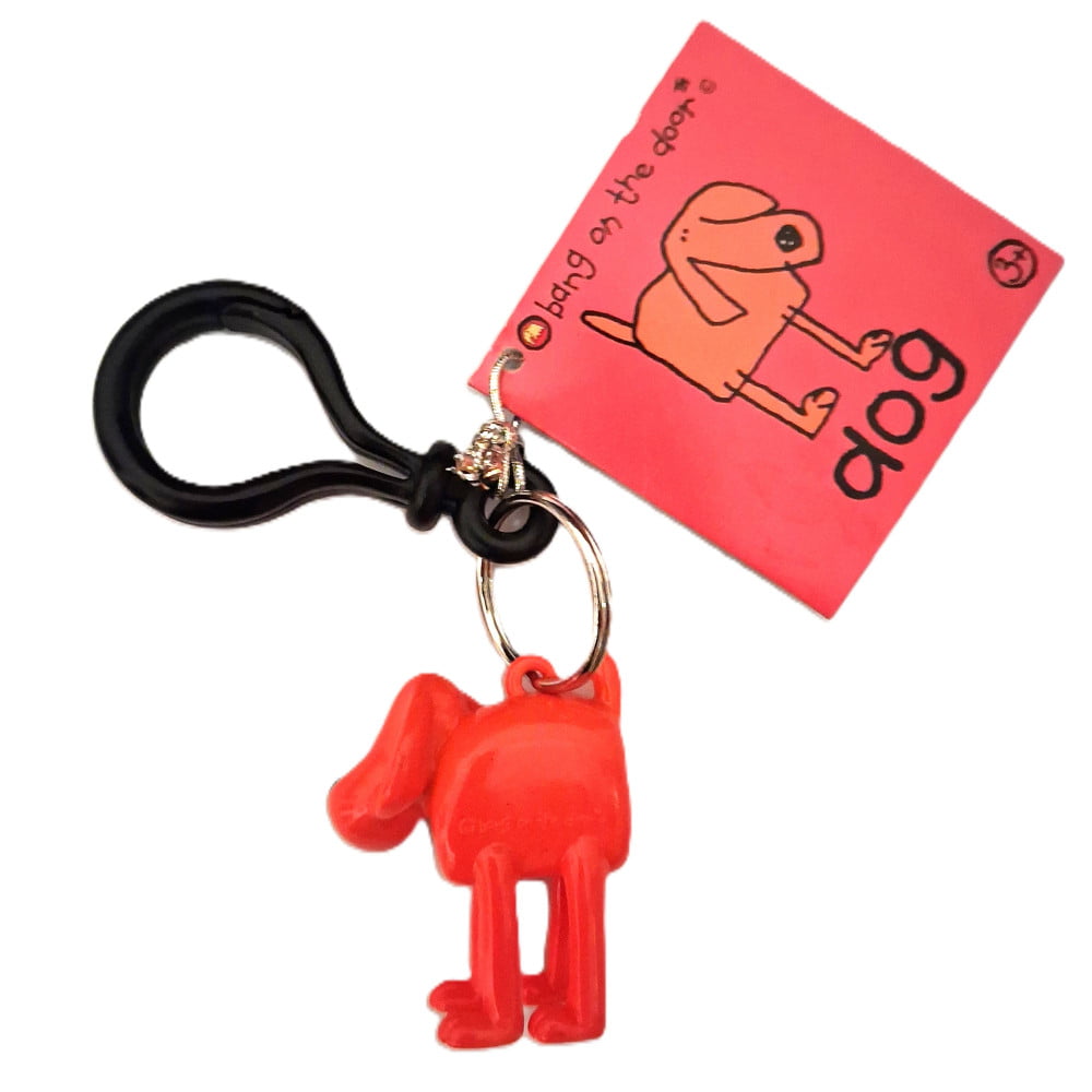 Porte Clés Santoro chien orange