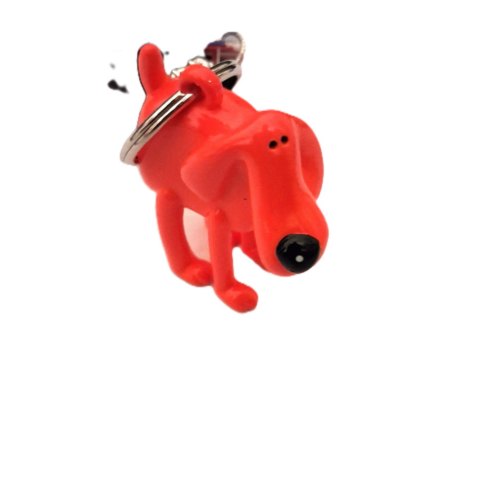 Porte Clés Santoro chien orange