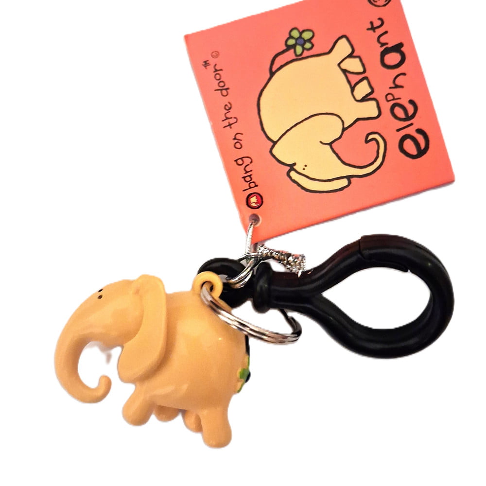 Porte Clés Santoro éléphant orange