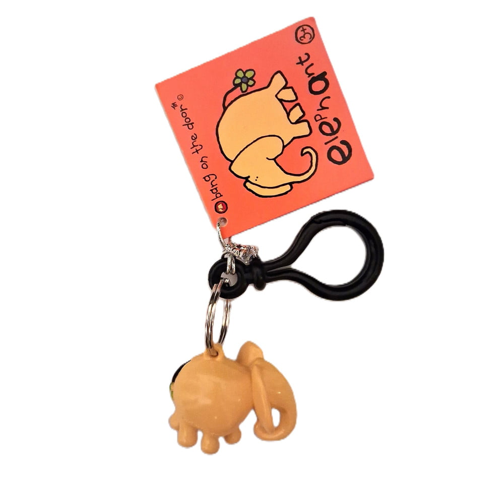 Porte Clés Santoro éléphant orange