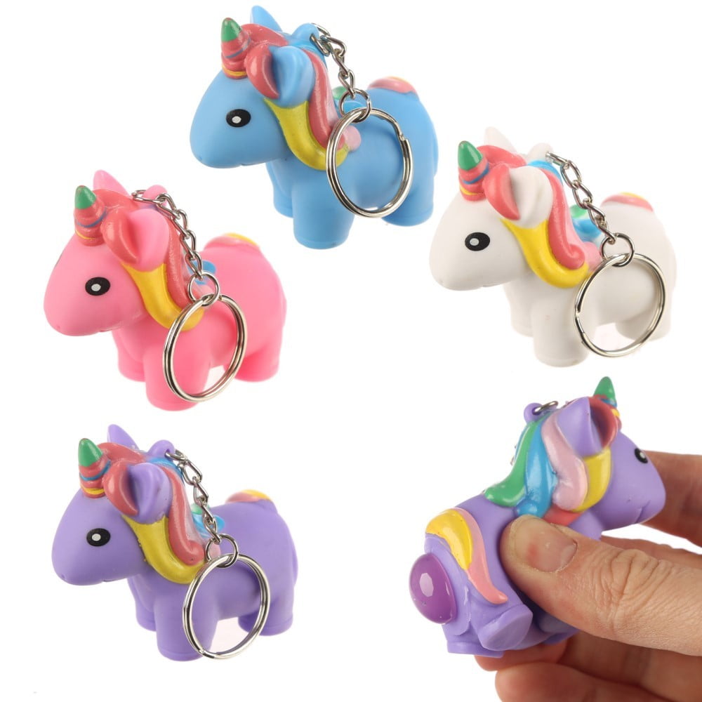Porte clés avec pâte gluante blanc