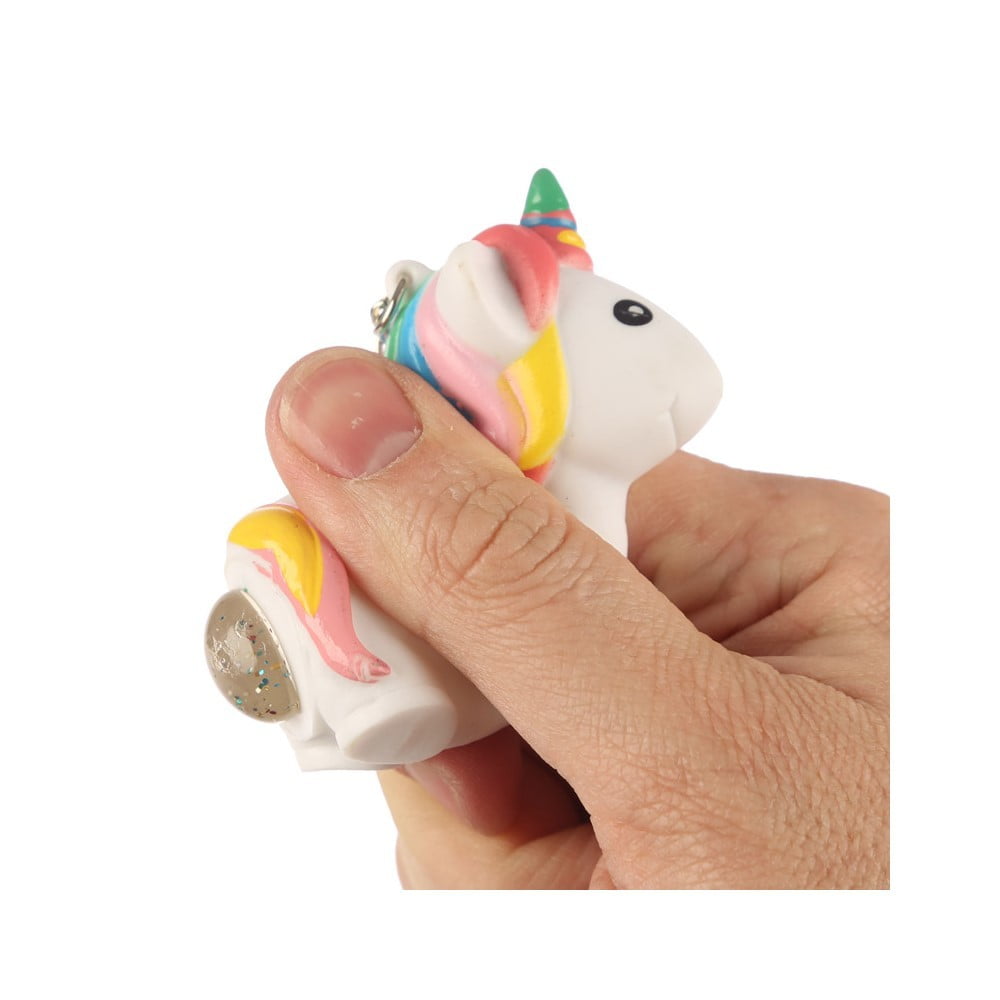 Porte clés avec pâte gluante blanc