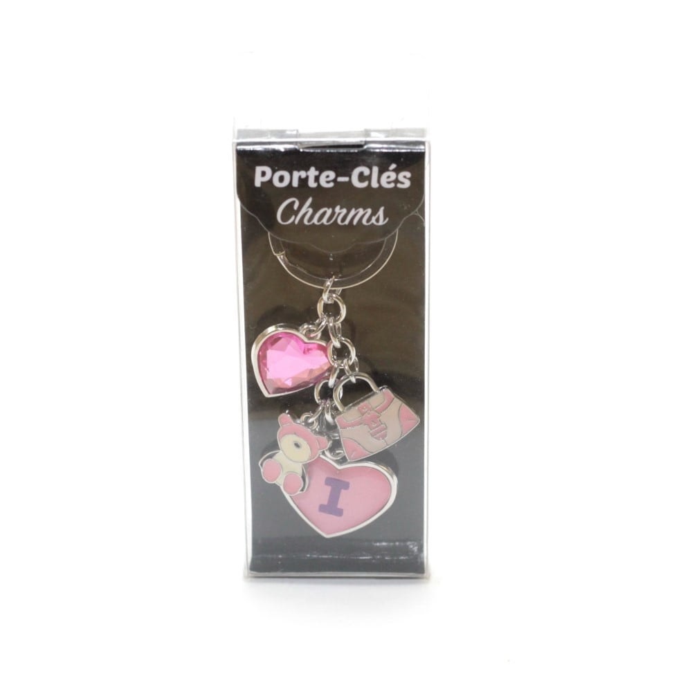 Porte Clés Charms initiale Prénom I