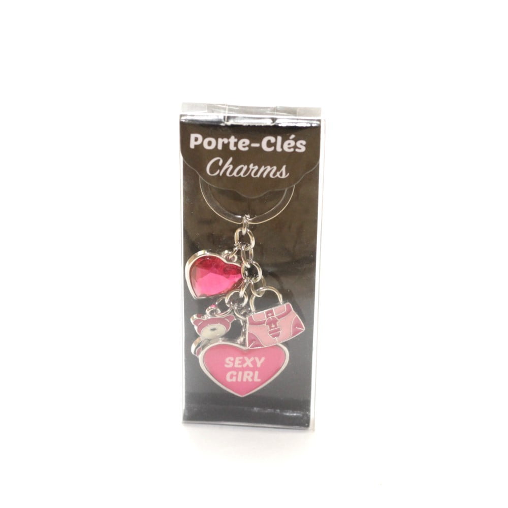 Porte Clés Charms message Sexy Girl