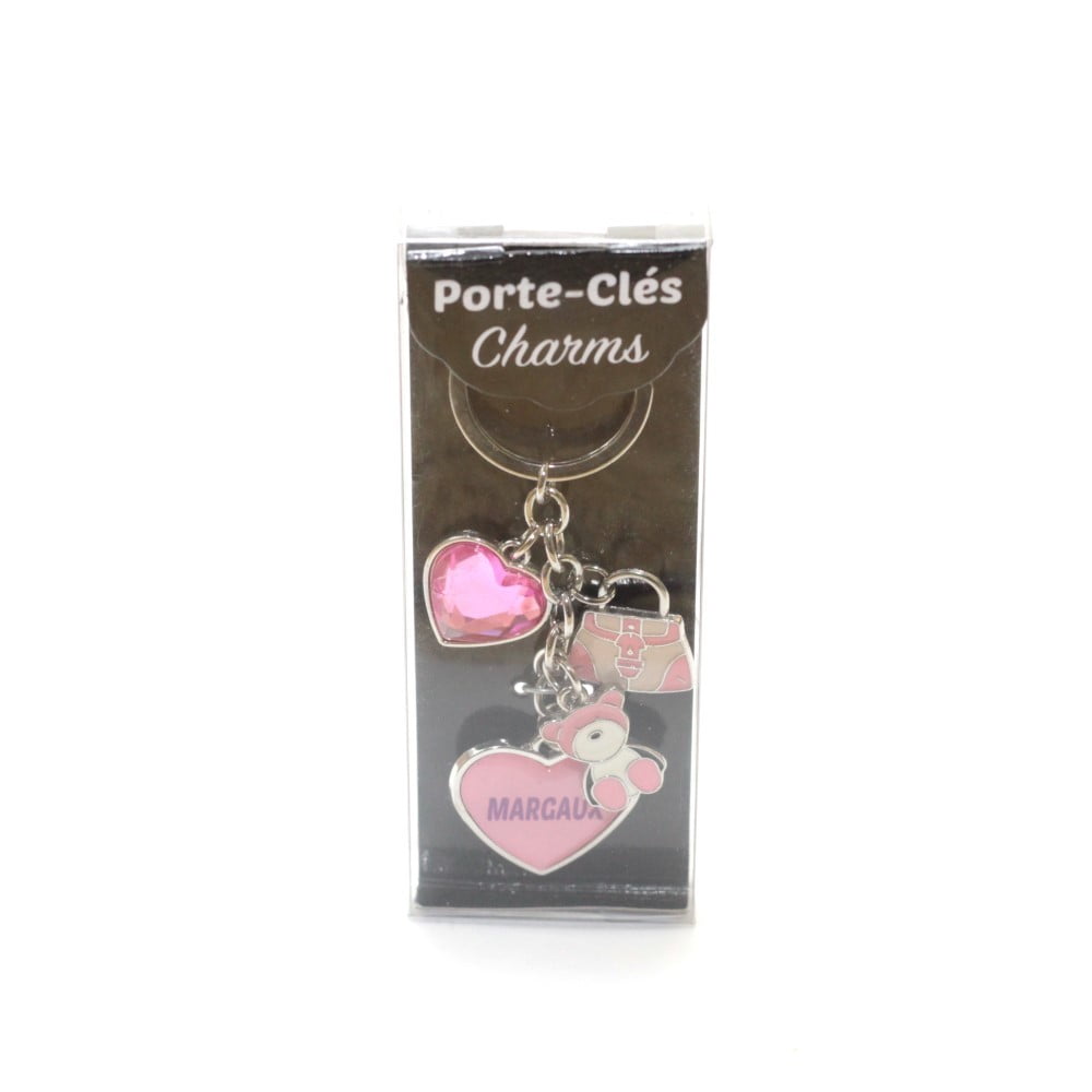 Porte Clés Charms Prénom Margaux