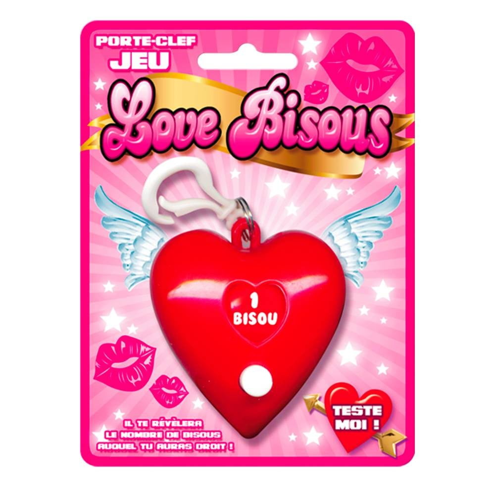 Porte clés jeu love Bisous