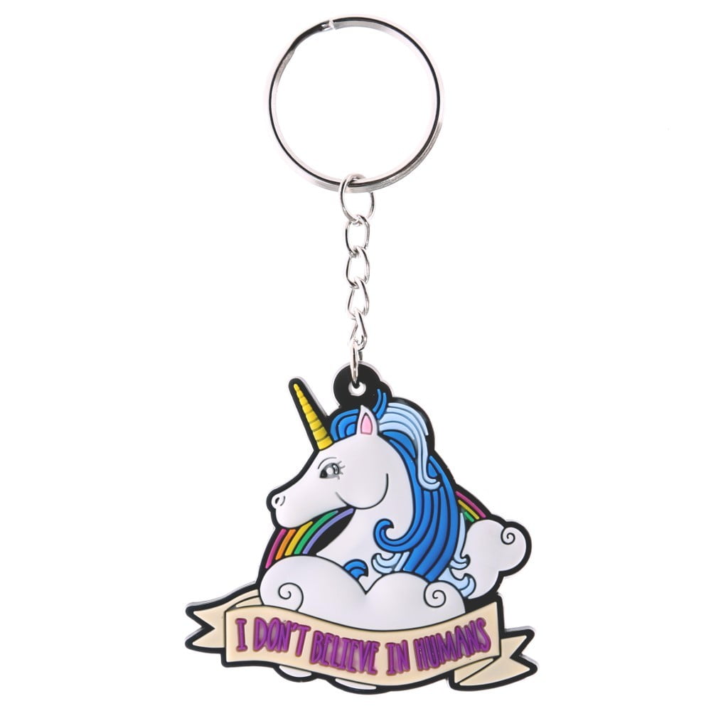 Porte clés Licorne en pvc