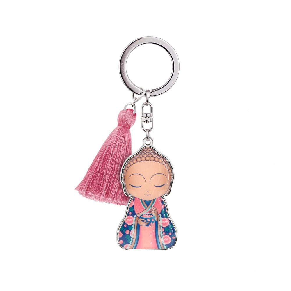 Porte clés Little Buddha Attentif