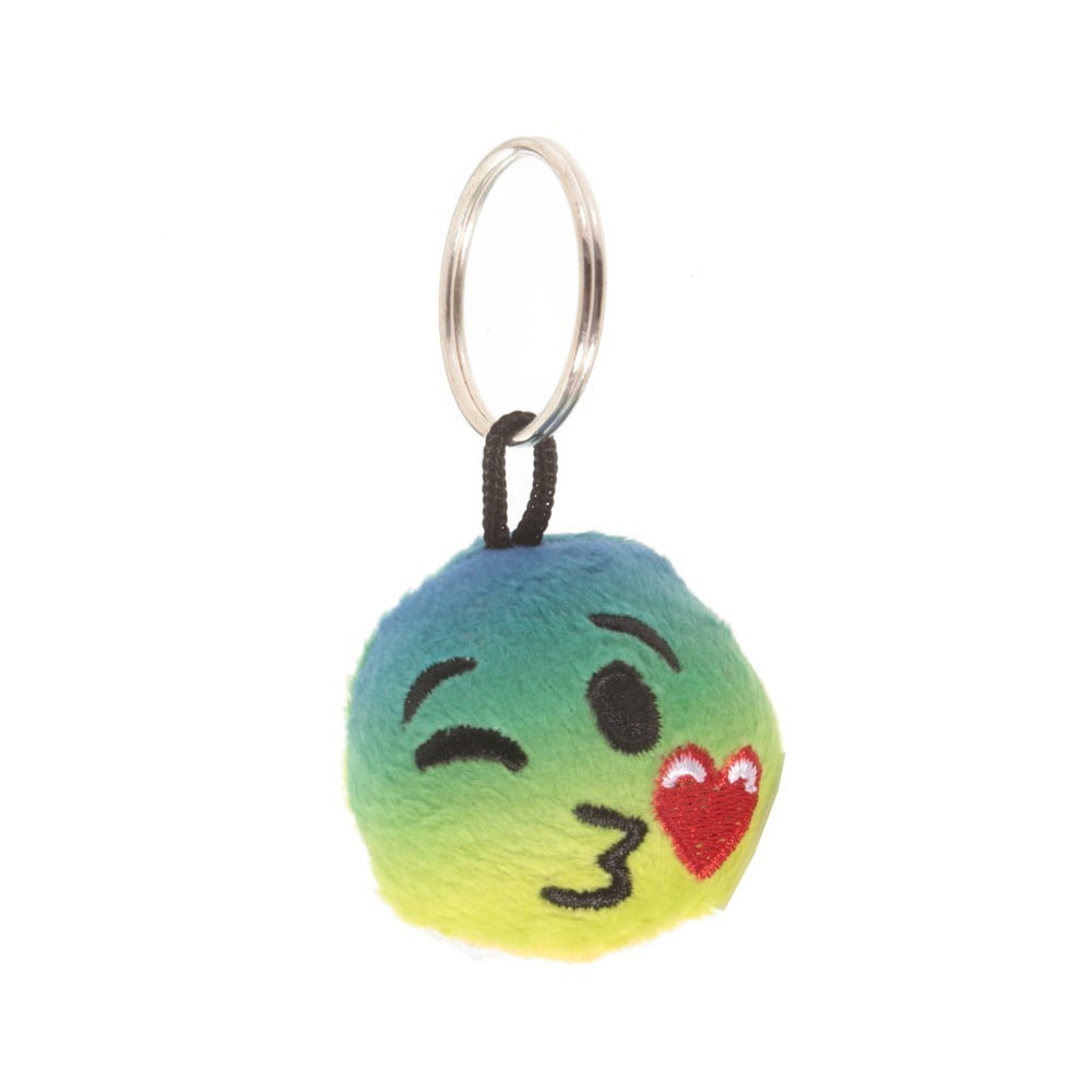 Porte Clés Emoji arc en ciel bisous