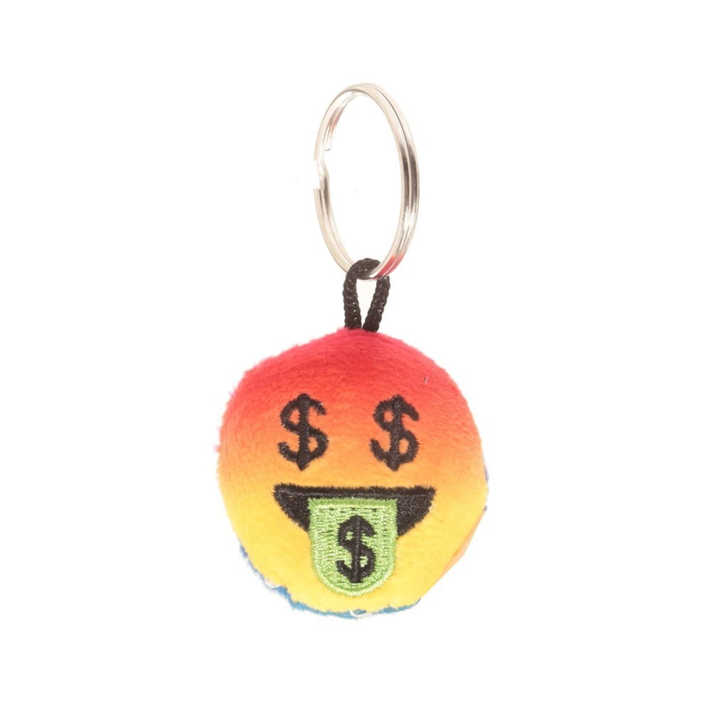 Porte Clés Emoji arc en ciel yeux en dollars