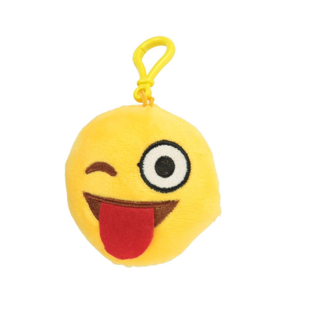 Porte Clés Emoji tire la langue 9cm