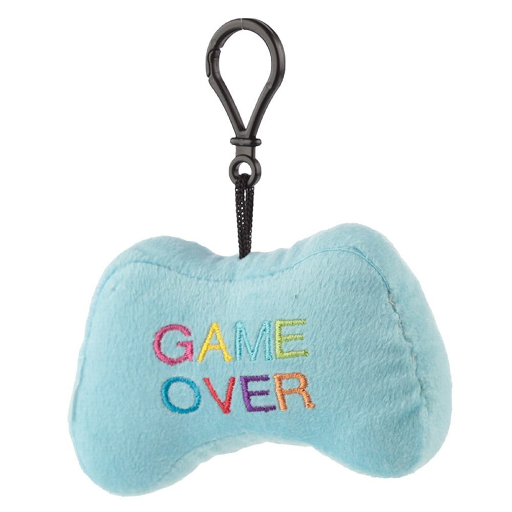 Porte clés peluche sonore Game over jeu video