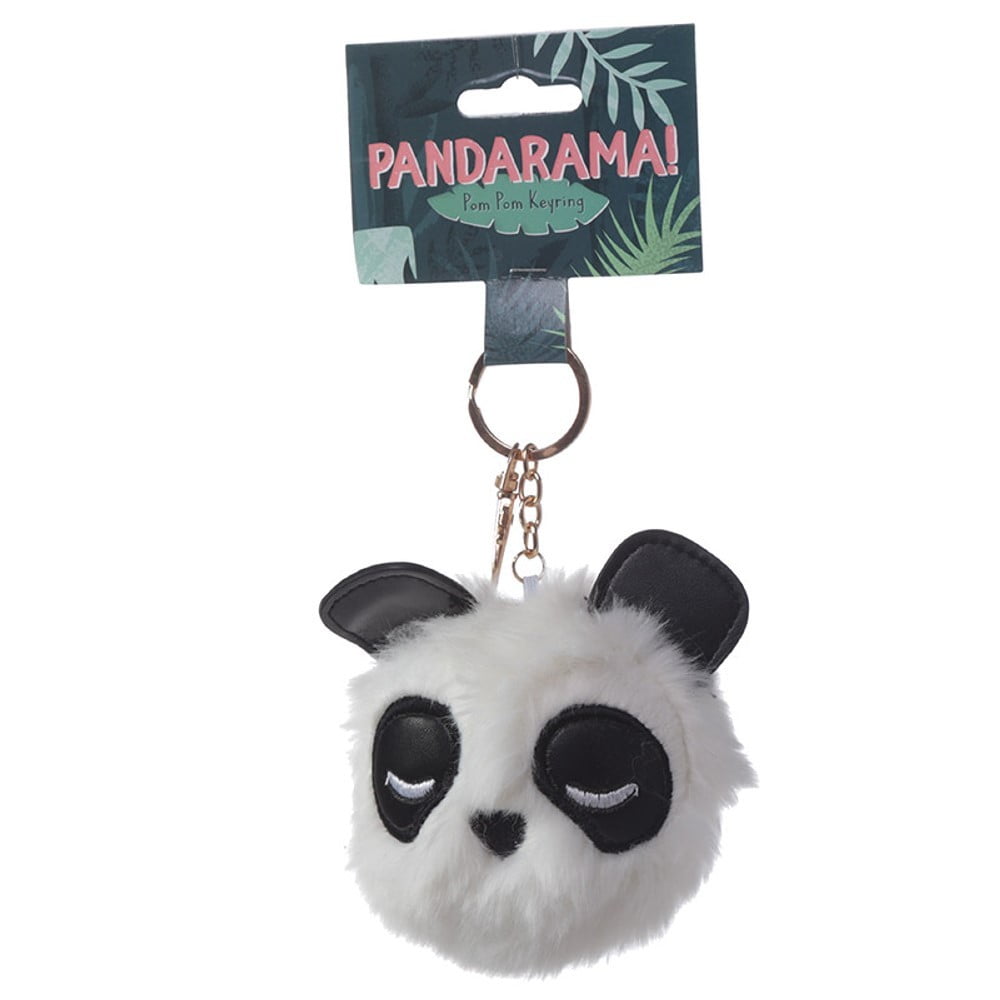 Porte clés pompon Panda