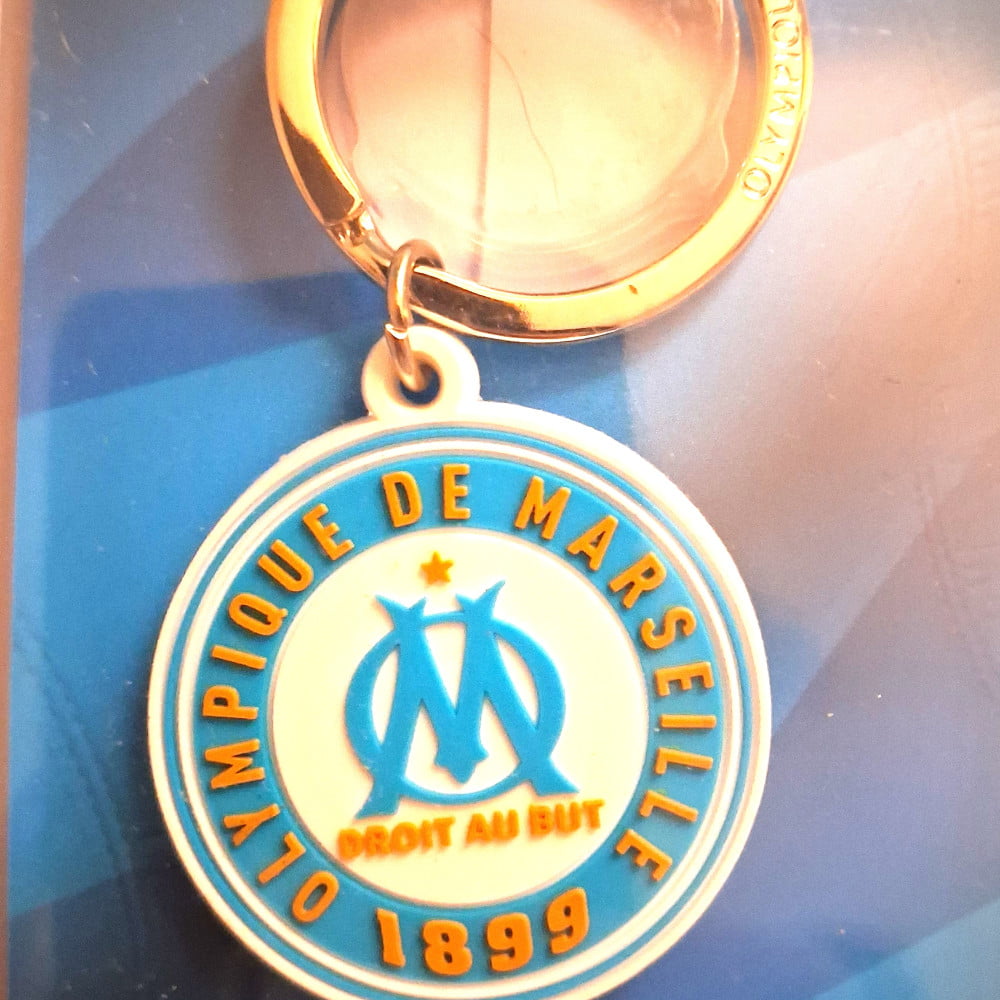 Porte clés PVC logo O.M.