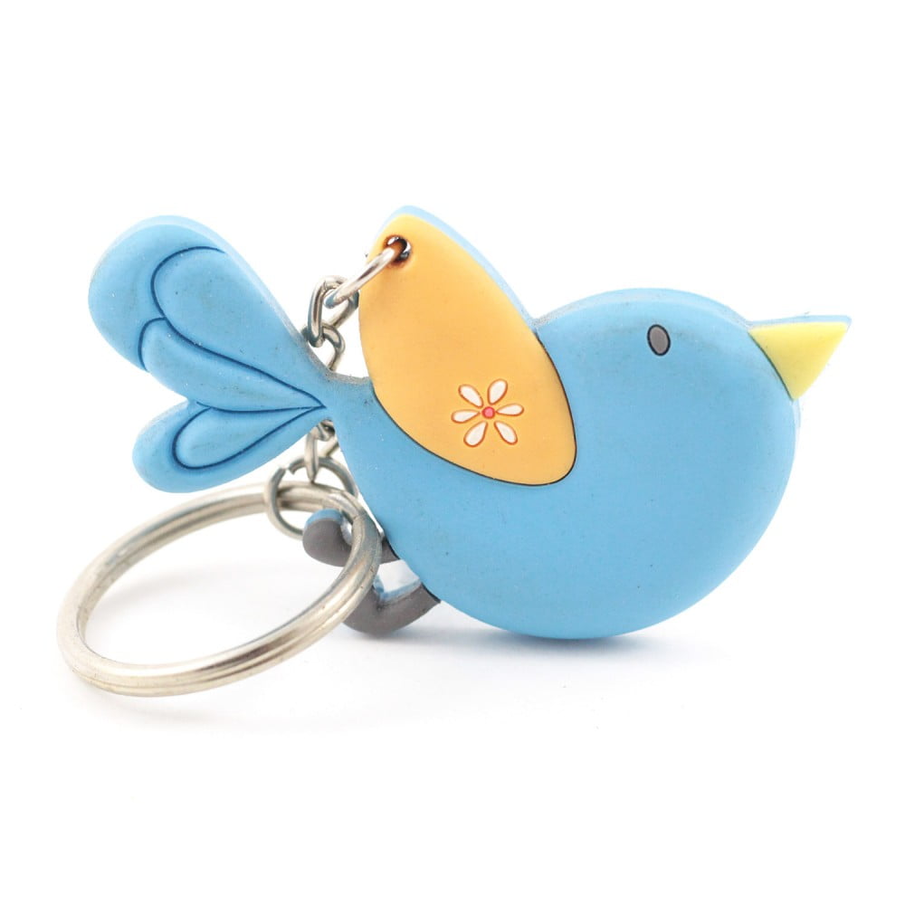 Porte clés PVC Oiseau