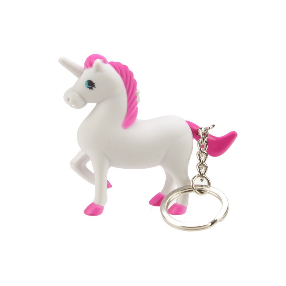 Porte clés sonore Licorne rose