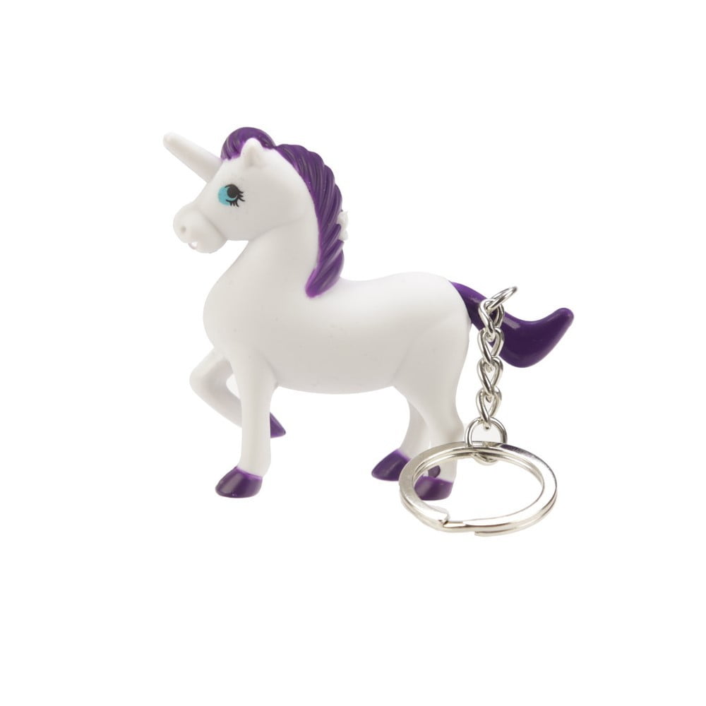 Porte clés sonore Licorne violet