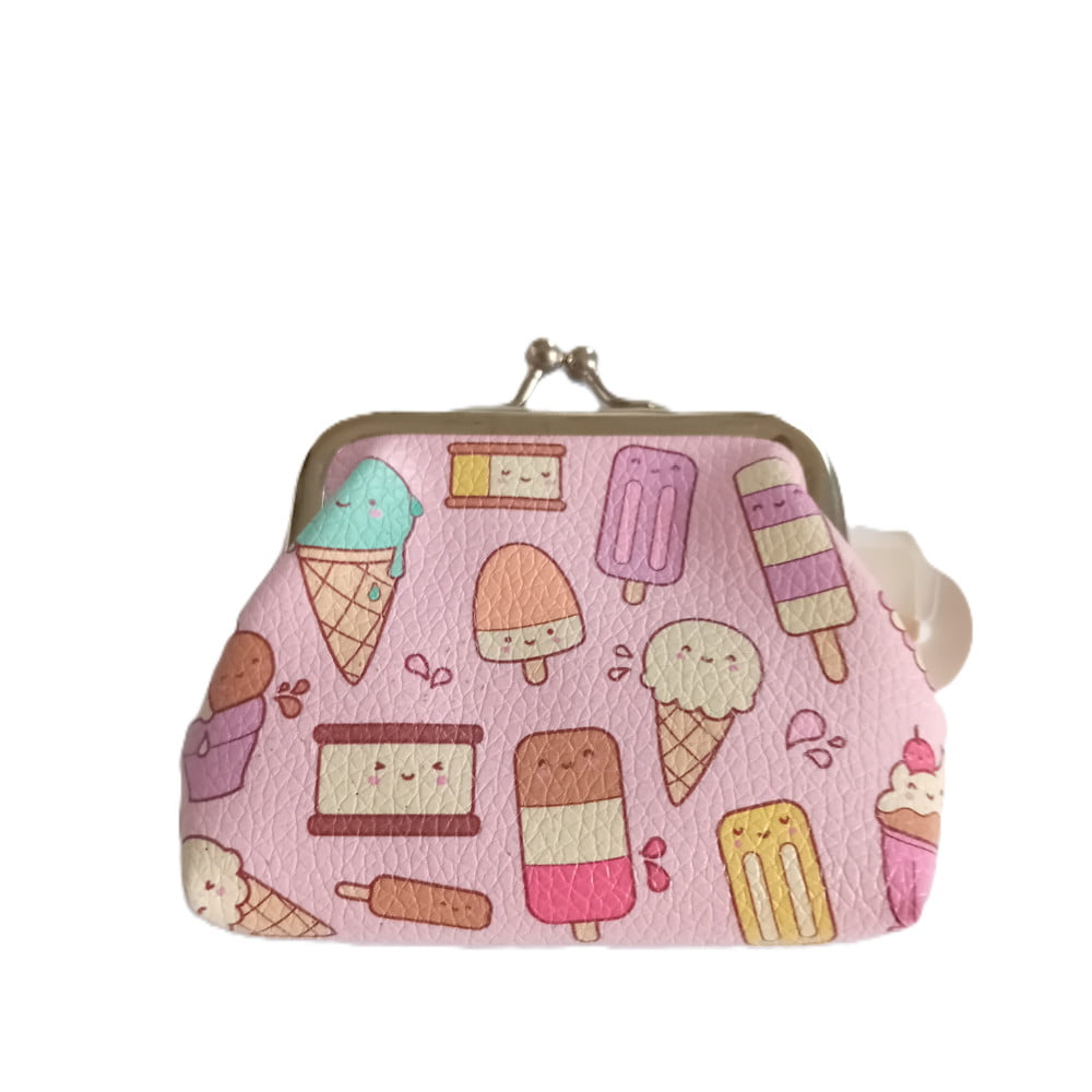 Porte monnaie Kawaii rose 