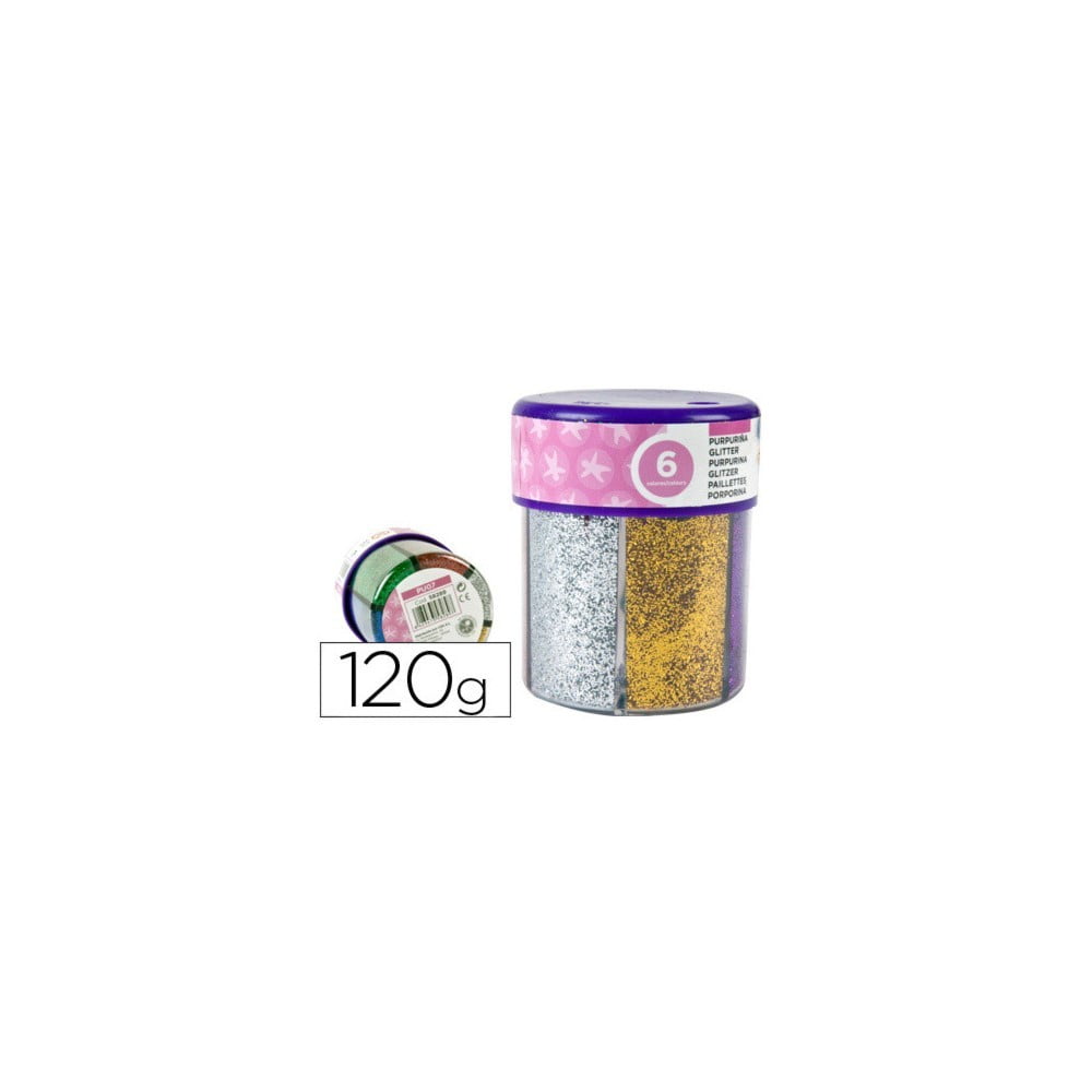 Pot de paillettes assorties métallic 120 gr